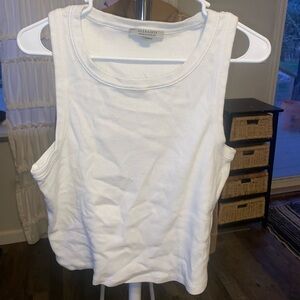 All Saints Classic White Tank Top
